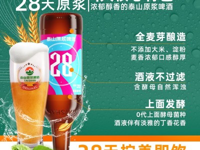 泰山原浆啤酒9度28天瓶装整箱啤酒450mL*12瓶泰山啤酒图3