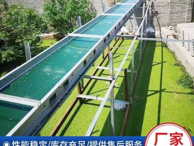 定制清粪机鸡舍清粪带PVC夹网布鸡粪输送带养殖设备用绿带清粪机图2