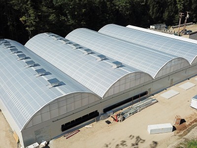 连栋温室大棚蔬菜水果花卉暖棚养植栽培钢架农业暖棚遮 阳遮阴大棚图4