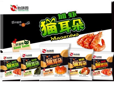 怡味园加虾猫耳朵整件6斤童年五香麻辣办公室零食小吃一件代发图5