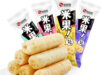 怡味园米果60支能量棒糙米卷膨化食品休闲办公室零食大礼 包网红图2
