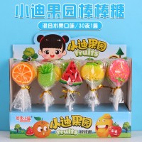 15克小迪果园棒棒糖水果味糖果小卖部整箱批儿童休闲小零食品批发